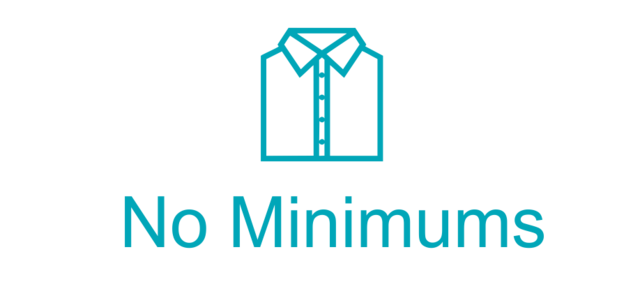 embroidered shirts no minimums