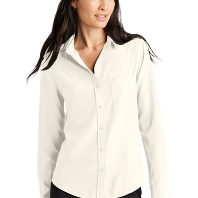 MERCER+METTLE™ Women's Stretch Crepe Long Sleeve Camp Thumbnail