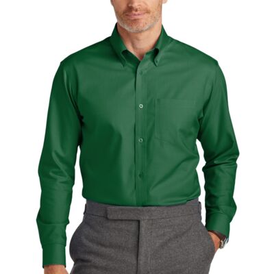 Brooks Brothers Wrinkle Free Stretch Nailhead Shirt - BB18002 Thumbnail