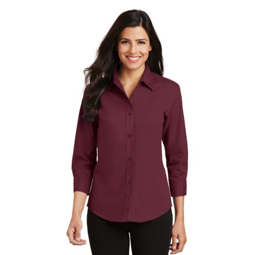 Port Authority Women's 3/4 Sleeve Easy Care Shirt Thumbnail