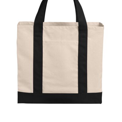 Port Authority Cotton Canvas Two Tone Tote - BG429 Thumbnail