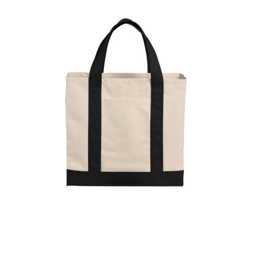 Cotton Canvas Two Tone Tote - BG429 Thumbnail