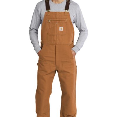 Carhartt Duck Unlined Bib Overalls - CT102776 Thumbnail