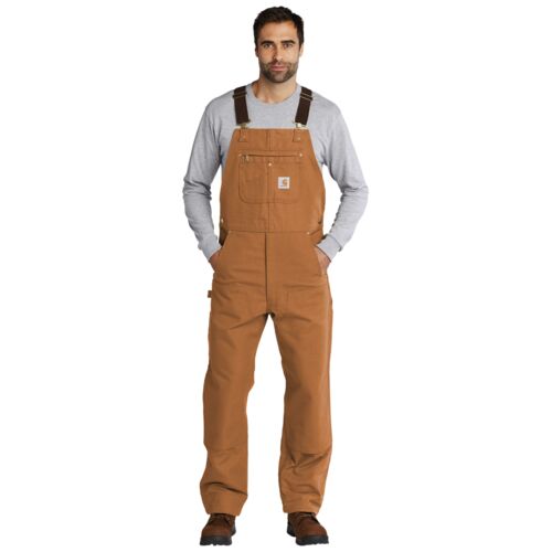 Carhartt Duck Unlined Bib Overalls - CT102776 Thumbnail