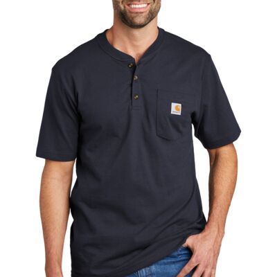 Carhartt Short Sleeve Henley T Shirt - CTK84 Thumbnail