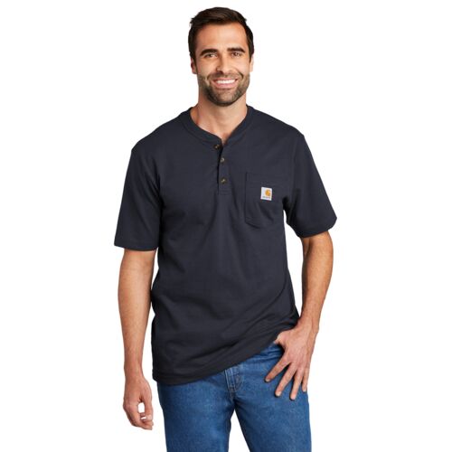 Carhartt Short Sleeve Henley T Shirt - CTK84 Thumbnail