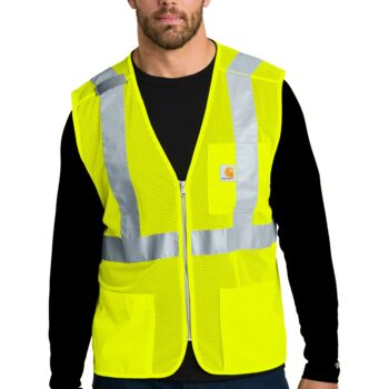 Carhartt Ansi Class 2 Mesh Zip Front Vest - CT106171 Thumbnail