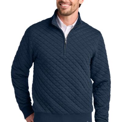 Brooks Brothers® Diamond Quilt 1/4 Zip - BB18212 Thumbnail