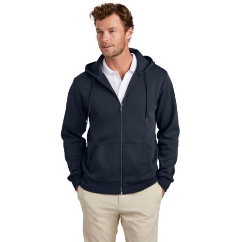 Brooks Brothers® Double Knit Full Zip Hoodie - BB18208 Thumbnail