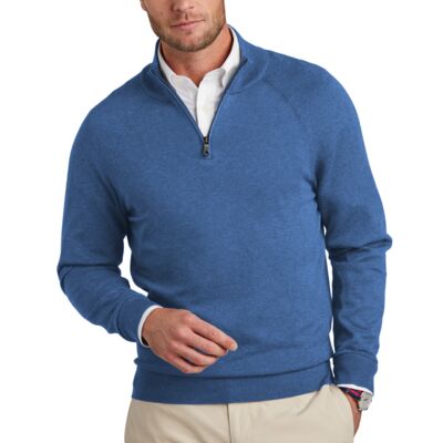 Brooks Brothers® Cotton Stretch 1/4 Zip Sweater - BB18402 Thumbnail