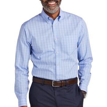 Brooks Brothers® Wrinkle Free Stretch Patterned Shirt - BB18008 Thumbnail