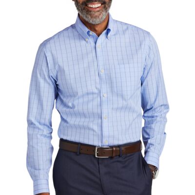 Brooks Brothers® Wrinkle Free Stretch Patterned Shirt - BB18008 Thumbnail