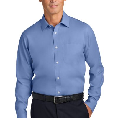 Brooks Brothers® Wrinkle Free Stretch Pinpoint Spread Collar Shirt - BB18012 Thumbnail