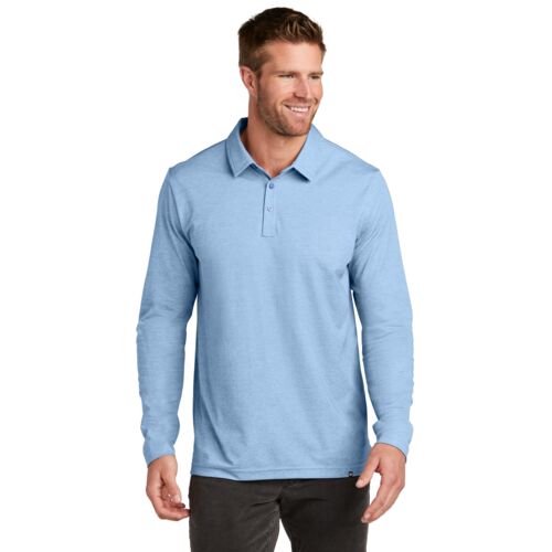 TravisMathew Oceanside Heather Long Sleeve Polo - TM1MZ343 Thumbnail