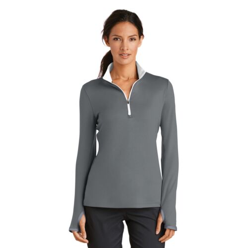 Nike Women's Dri FIT Stretch 1/2 Zip Cover Up - 779796 Thumbnail