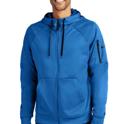 Nike Therma FIT Pocket Full Zip Fleece Hoodie - NKFD9859 Thumbnail