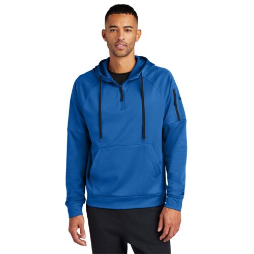 Nike Therma FIT Pocket 1/4 Zip Fleece Hoodie - NKFD9742 Thumbnail