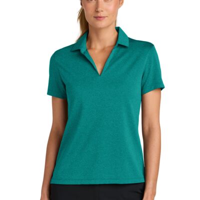 Nike Women's Dri FIT Smooth Heather Polo - NKFQ4793 Thumbnail
