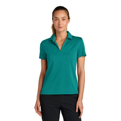 Nike Women's Dri FIT Smooth Heather Polo - NKFQ4793 Thumbnail