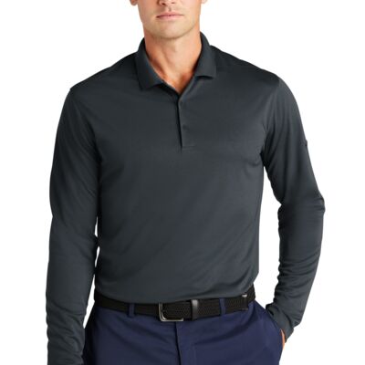 Nike Dri FIT Micro Pique 2.0 Long Sleeve Polo - NKDC2104 Thumbnail