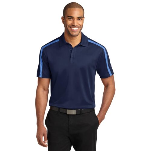 Port Authority Silk Touch™ Performance Colorblock Stripe Polo K547 Thumbnail