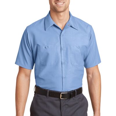 Red Kap TALL, Short Sleeve Industrial Work Shirt - SP24LONG Thumbnail