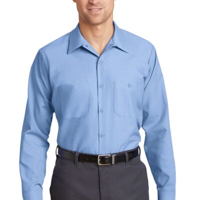 Red Kap TALL, Long Sleeve Industrial Work Shirt - SP14LONG Thumbnail