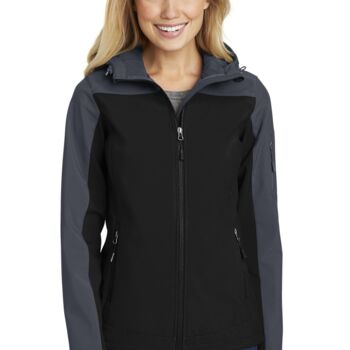 Ladies Hooded Core Soft Shell Jacket Thumbnail