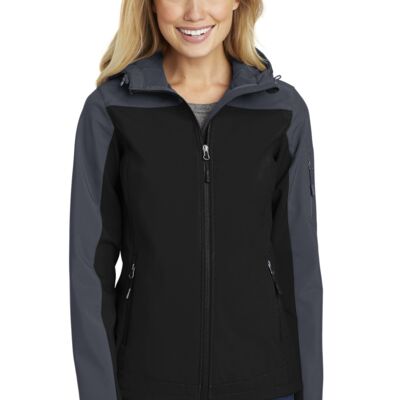 Ladies Hooded Core Soft Shell Jacket - L335 Thumbnail