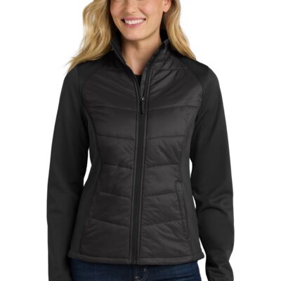 Ladies Hybrid Soft Shell Jacket - L787 Thumbnail