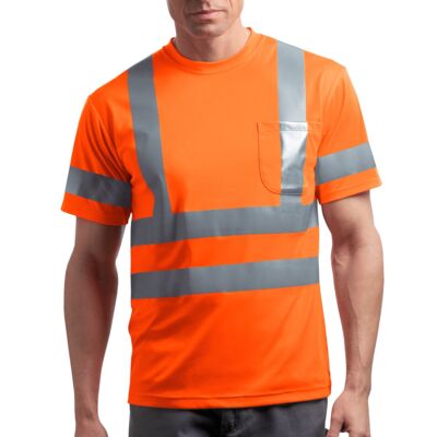Ansi 107 Class 3 Short Sleeve Snag Resistant Reflective T Shirt - CS408 Thumbnail
