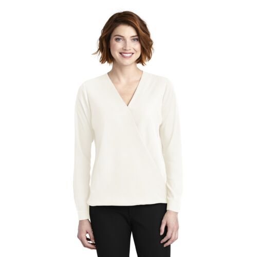 Port Authority® Ladies Wrap Blouse Thumbnail