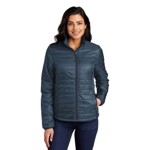 Port Authority® Ladies Packable Puffy Jacket Thumbnail