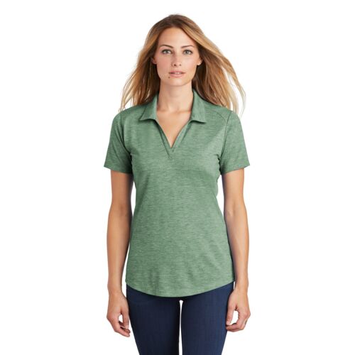 Sport-Tek® Ladies PosiCharge ® Tri Blend Wicking Polo - LST405 Thumbnail