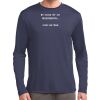 Sport-Tek Tall Long Sleeve Moisture Wicking Tee - TST350LS Thumbnail